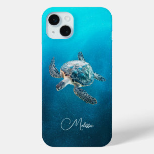 Coque Case-Mate iPhone Tortue de mer Turquoise   Côtier