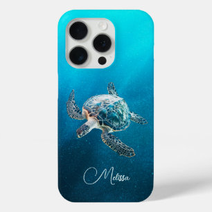 Coque Case-Mate iPhone Tortue de mer Turquoise   Côtier