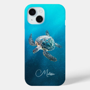Coque Case-Mate iPhone Tortue de mer Turquoise Côtier