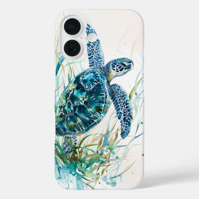 Coques Case-Mate iPhone Tortue en mer (Verso)