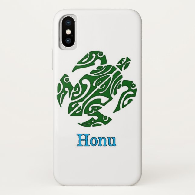 Coques Case-Mate iPhone Tortue verte hawaïenne tribale en voie de disparit (Dos)