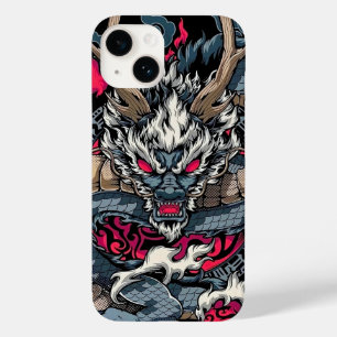 Coque Case-Mate iPhone totem de dragon chinois, tatouage