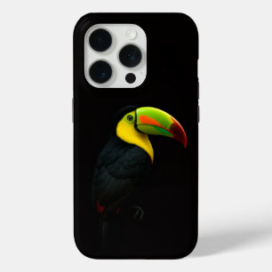 Coque Case-Mate iPhone Toucan à bec caréné Black 4 Luxe iPhone 15 Pro Mat