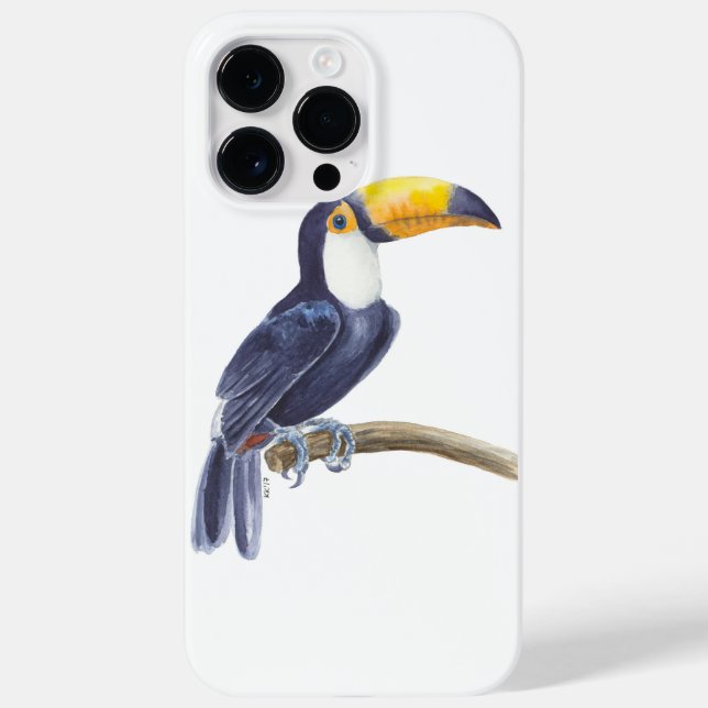 Coques Case-Mate iPhone Toucan, oiseau tropical (Verso)