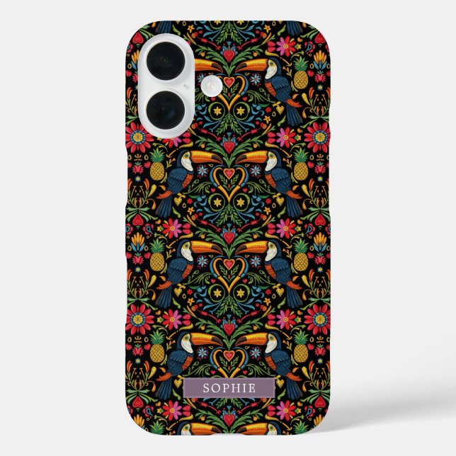 Coques Case-Mate iPhone Toucan Tropical Vibrant  (Verso)