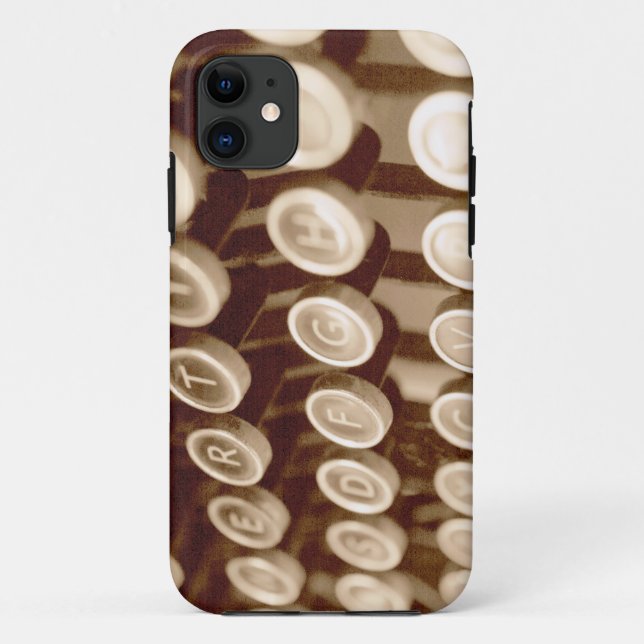 Coques Case-Mate iPhone Touches de machine à écrire d'époque (Dos)