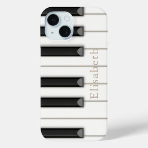 Coque Case-Mate iPhone Touches de piano réalistes Musicien personnalisé