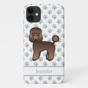 Case-Mate iPhone Case Toudou Caniche Jouet Brun Chien de Dessin Animé &