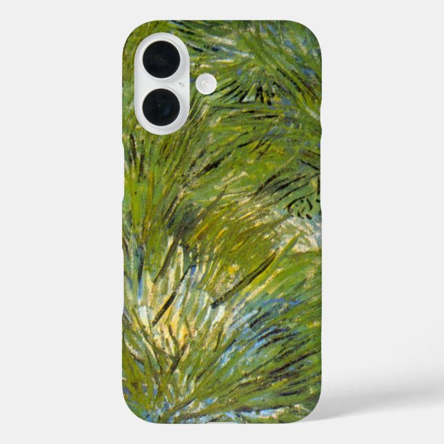 Coques Case-Mate iPhone Touffes d'herbe par Vincent van Gogh (Verso)