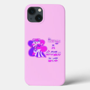 Case-Mate iPhone Case Toujours une reine abeille bébé rose