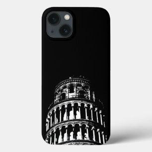 Coque Case-Mate iPhone Tour blanche noire de Pise Italie