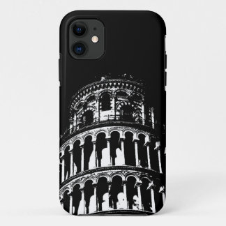 Coques Pour iPhone Tour blanche noire de Pise Italie