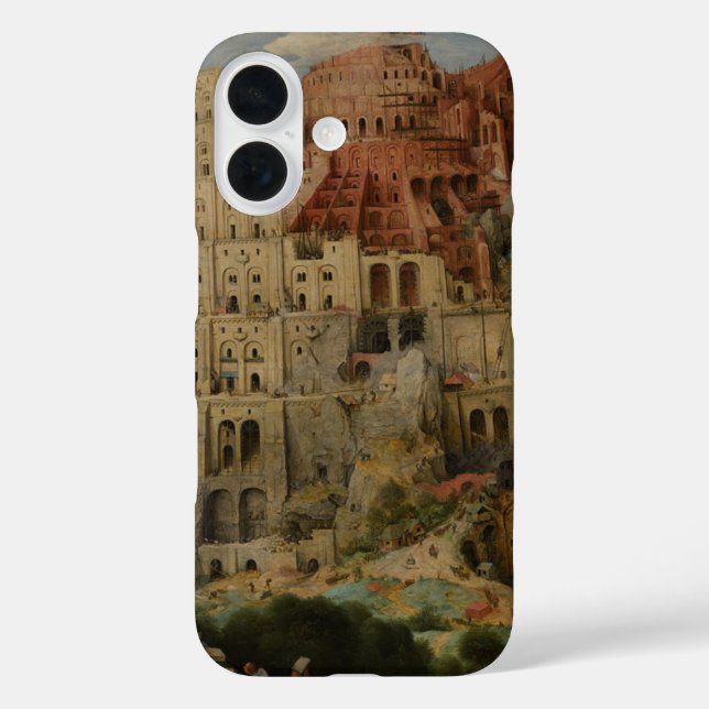 Coques Case-Mate iPhone Tour de Babel de Pierre Bruegel l'Ancien (Verso)