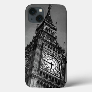 Etui iPhone Case-Mate Tour d'horloge Big Ben noir et blanc