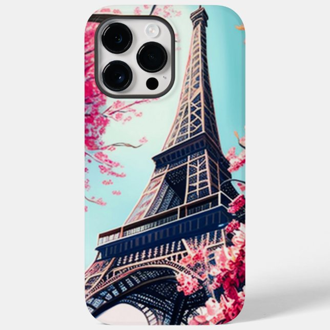 Coques Case-Mate iPhone Tour Effiel au printemps (Verso)