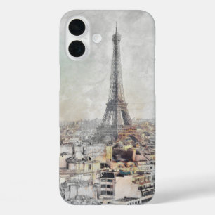 Coque Pour iPhone 16 Plus Tour Eiffel à l'aquarelle Paris – Monument Embléma