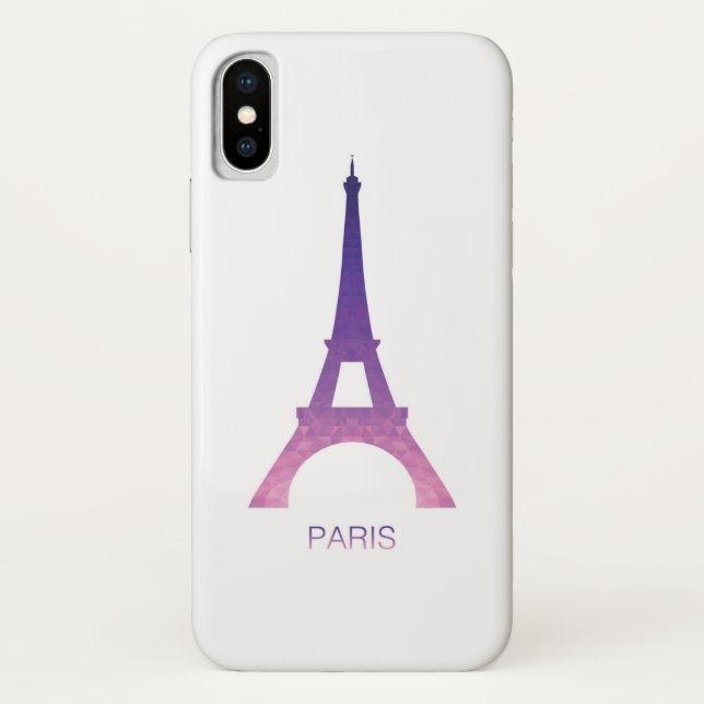 Coques Case-Mate iPhone Tour Eiffel abstrait (Dos)