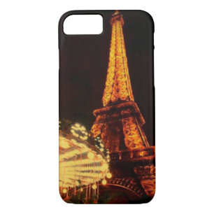 Coque Case-Mate Pour iPhone Tour Eiffel après l'obscurité