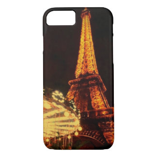 Coque Case-Mate Pour iPhone Tour Eiffel après l'obscurité
