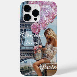 Coque Case-Mate iPhone Tour Eiffel de la fille romantique