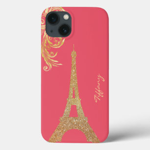 Case-Mate iPhone Case Tour Eiffel d'or Samsung fait sur commande notent