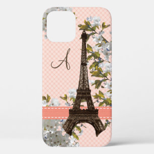 Case-Mate iPhone Case Tour Eiffel en fleurs de cerisiers