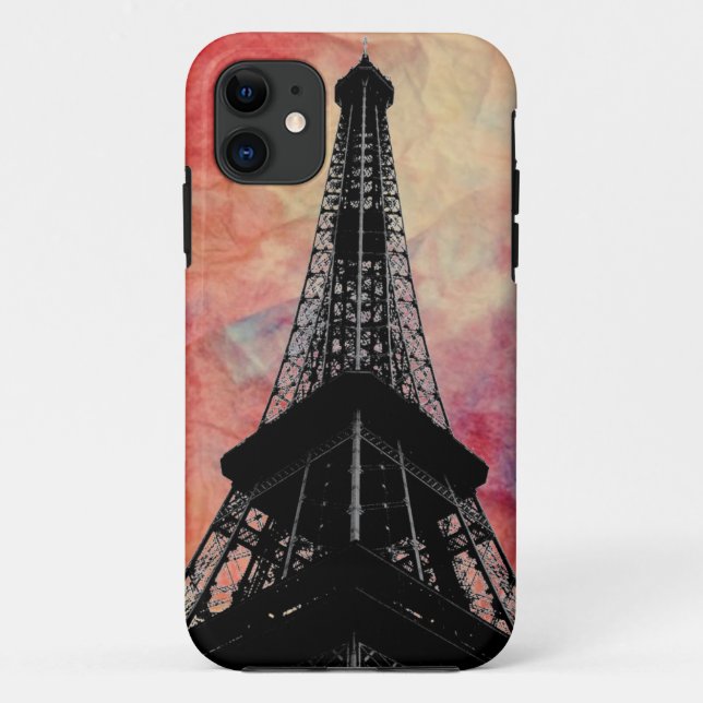 Coques Case-Mate iPhone Tour Eiffel en marbre rose iPhone 5 Cae (Dos)