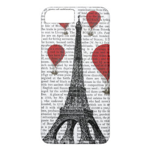 Etui iPhone Case-Mate Tour Eiffel et ballons à air d'un rouge ardent