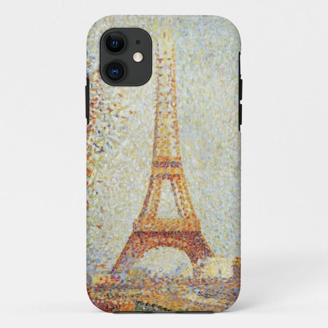 Coques Case-Mate iPhone Tour Eiffel par Georges Seurat (Dos)
