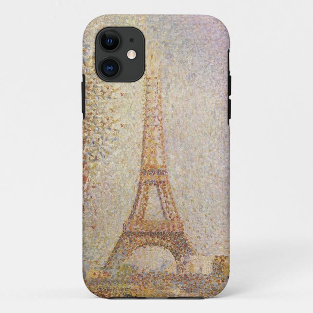 Coques Case-Mate iPhone Tour Eiffel par Georges Seurat (Dos)