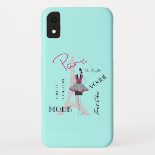 Case-Mate iPhone Case Tour Eiffel Paris Mode Turquoise