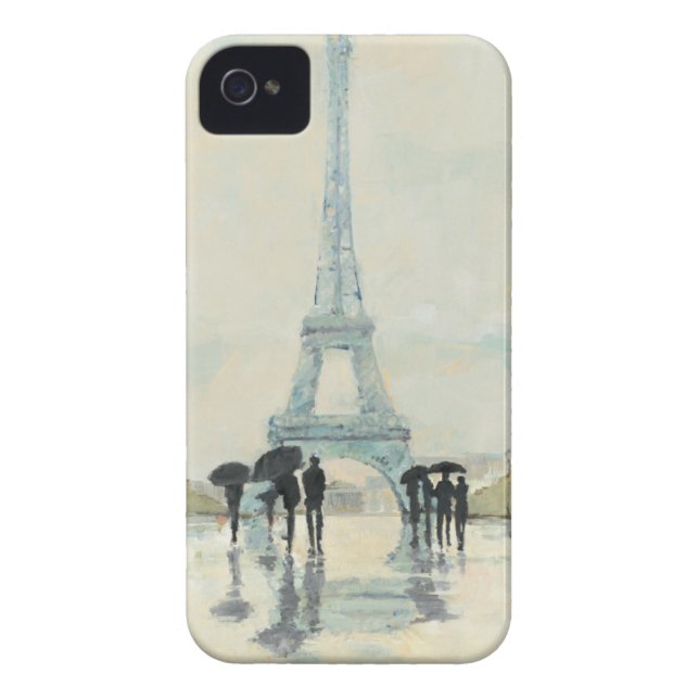Coques Case-Mate iPhone Tour Eiffel | Paris sous la pluie (Dos)