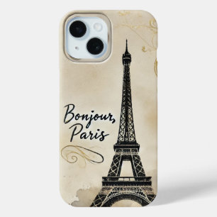 Coque Case-Mate iPhone Tour Eiffel Paris vintage