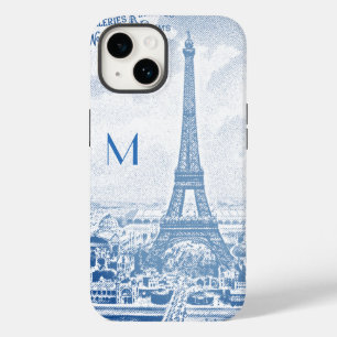 Coque Case-Mate iPhone Tour Eiffel vintage -monogrammed
