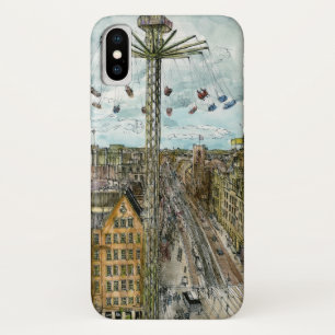 Coques Pour iPhone Tour européen d'oscillation d'aquarelle des