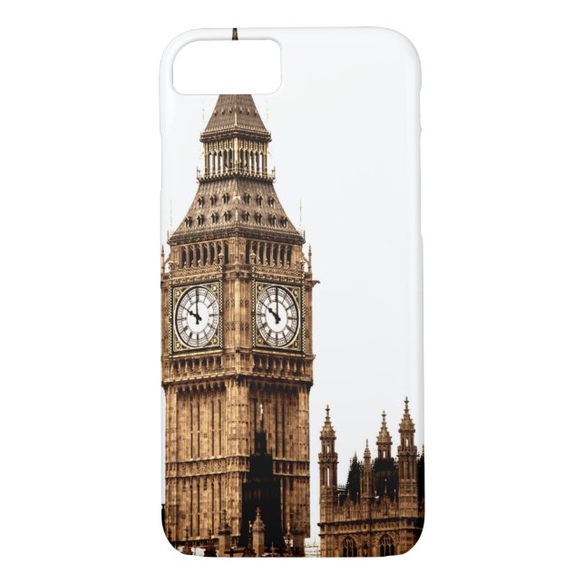 Coques Case-Mate iPhone Tour Sepia Big Ben (Dos)