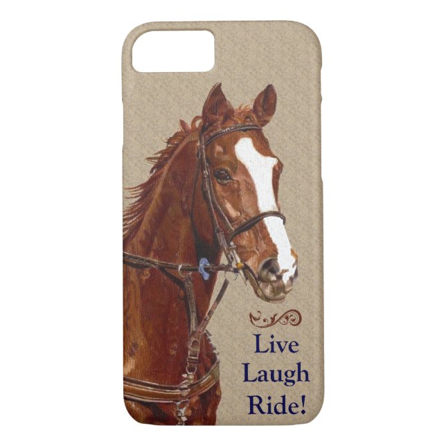 Coques Case-Mate iPhone Tour vivant de rire ! Cheval (Dos)