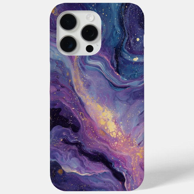 Coques Case-Mate iPhone Tourbillon d'améthyste céleste (Verso)