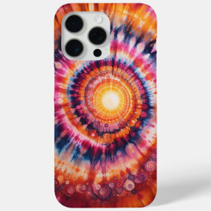 Coque Case-Mate iPhone Tourbillon de coucher de soleil, teinture à Cravat