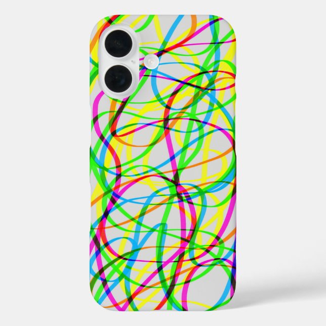 Coques Case-Mate iPhone Tourbillon de couleurs (Verso)