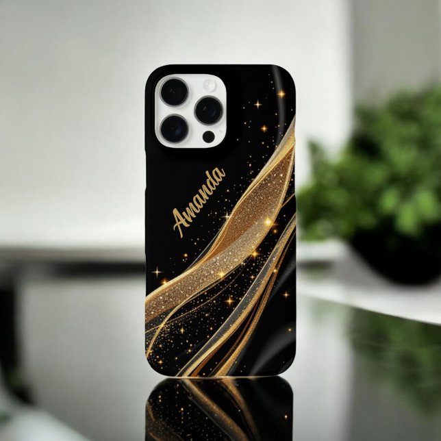 Coques Case-Mate iPhone Tourbillon d'or (Créateur téléchargé)