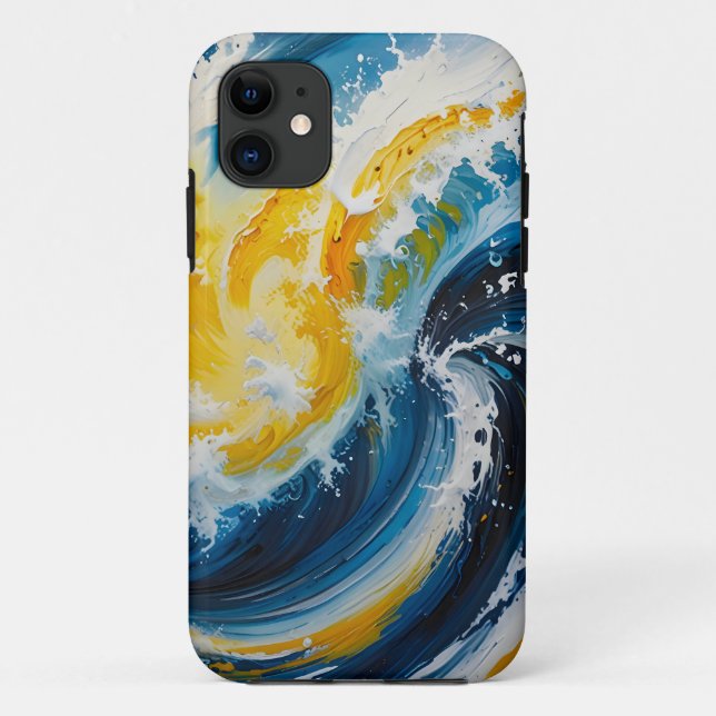 Coques Case-Mate iPhone Tourbillon océanique (Dos)