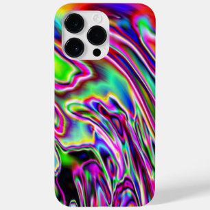 Coque Pour Pour iPhone 14 Pro Max Tourbillons néon Art numérique multicolore