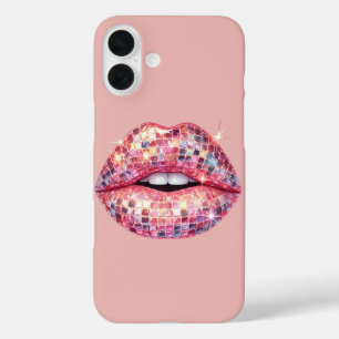 Coque Pour iPhone 16 Plus Tournage de bille de disco rose