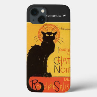 Etui iPhone Case-Mate Tournée du Conversation Noir, Steinlen Chat noir V
