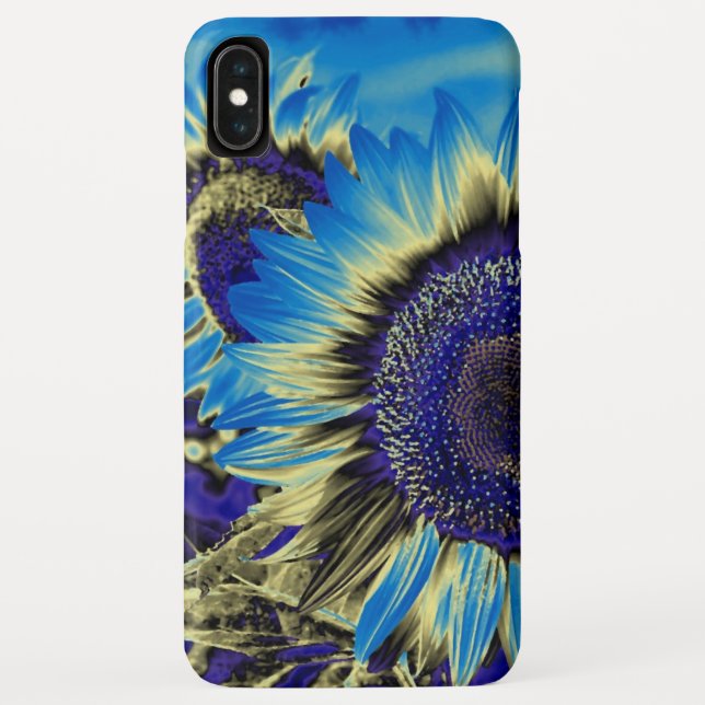 Coques Case-Mate iPhone Tournesol bleu (Dos)