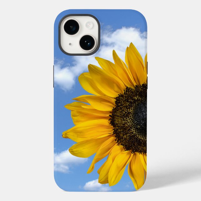 Coques Case-Mate iPhone Tournesol et ciel (Verso)