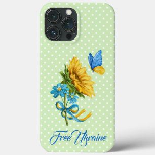 Case-Mate iPhone Case Tournesol et papillon Ukraine soutien