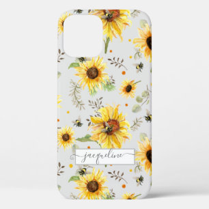 Case-Mate iPhone Case Tournesol Gris Bumble jaune Abeille Eucalyptus Feu