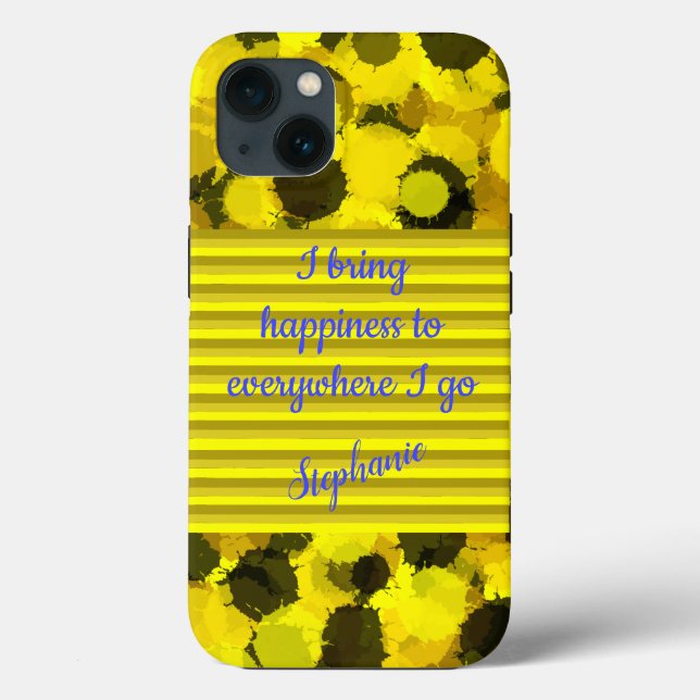 Coques Case-Mate iPhone Tournesol Margarita Couleurs Apportent Bonheur Dit (Verso)